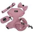 Load image into Gallery viewer, Herringbone Pink 5-Piece Set