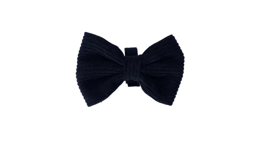 Midnight Cord Bow Tie