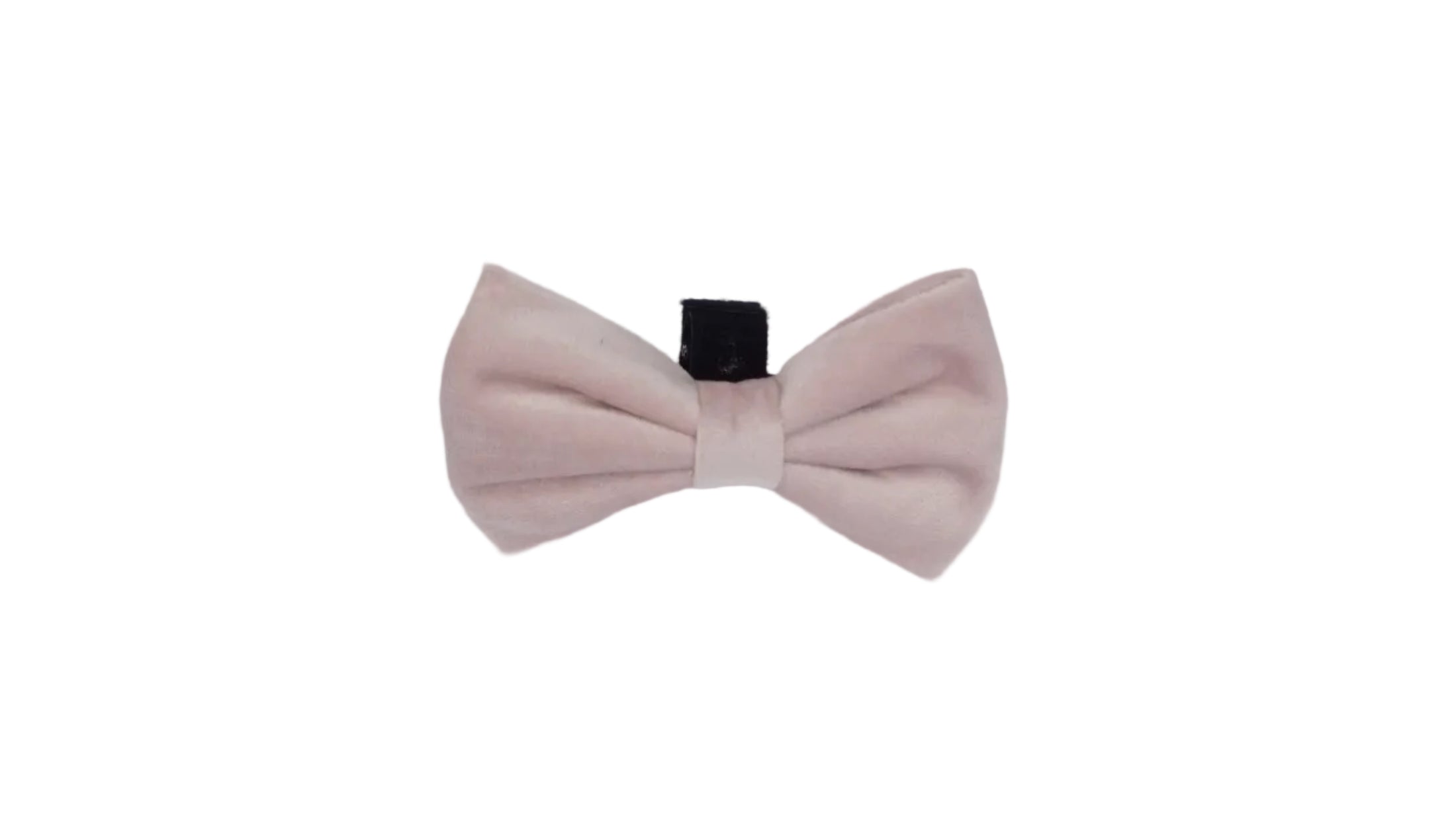 Velvet Petal Pink Bow Tie