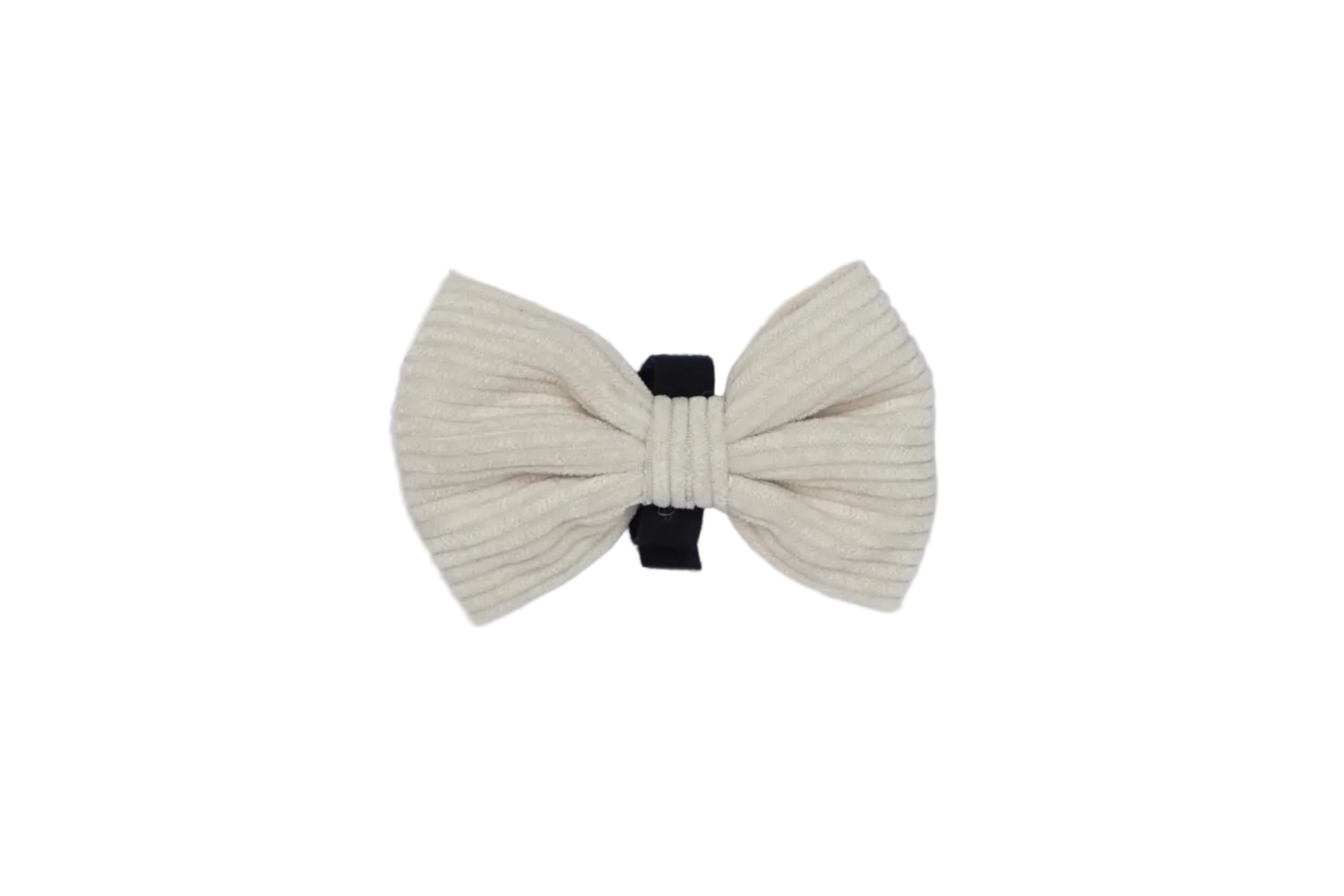 Oatmilk cord Bow Tie