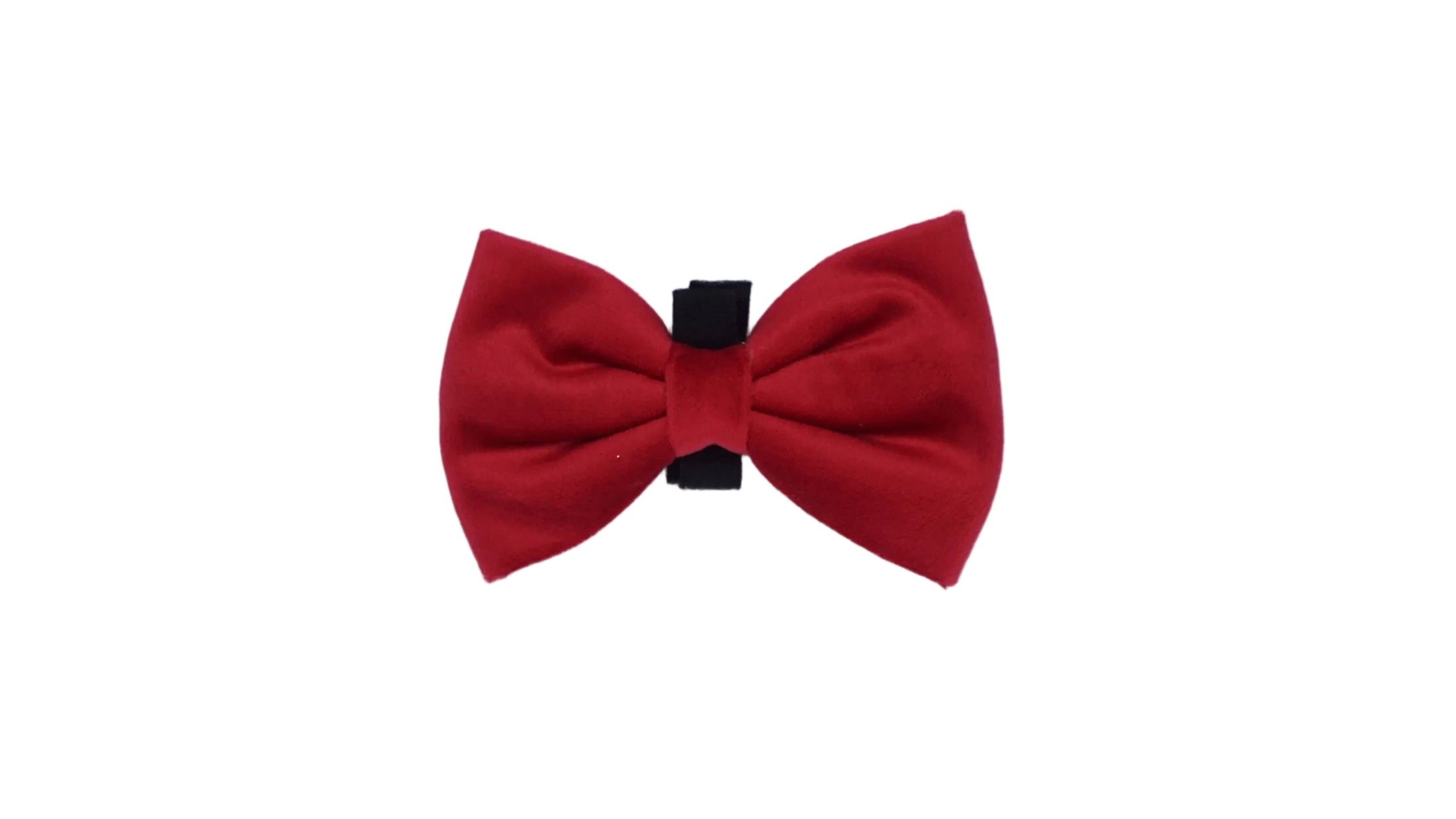 Red Strawberry Plush Bow Tie