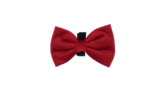 Red Strawberry Plush Bow Tie