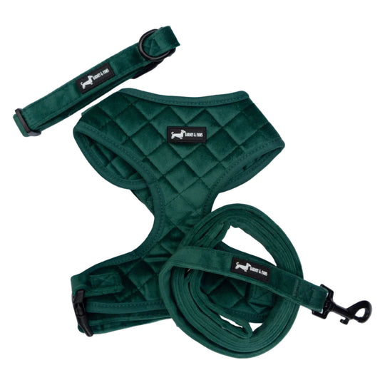 Green Velvet Forest 3-Piece Set