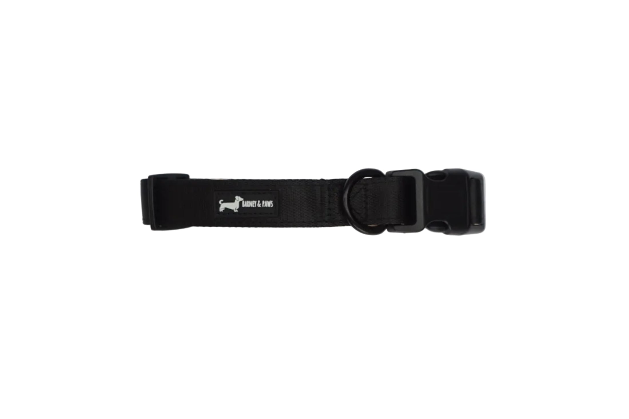 Bark in Black 3-Click Style Collar