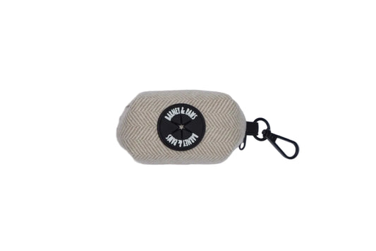 Herringbone Oat Poop Bag Holder