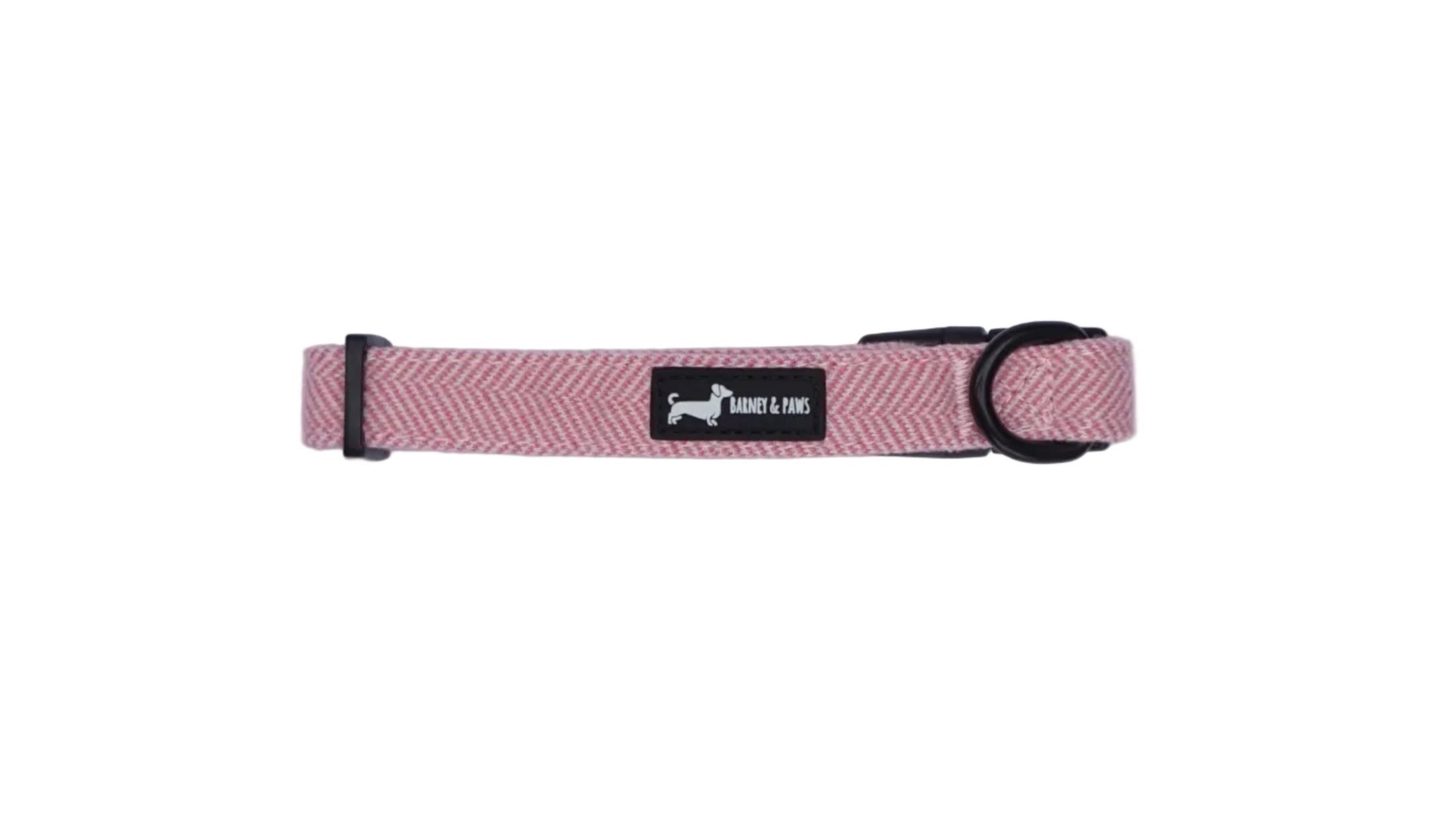 Herringbone Pink Collar
