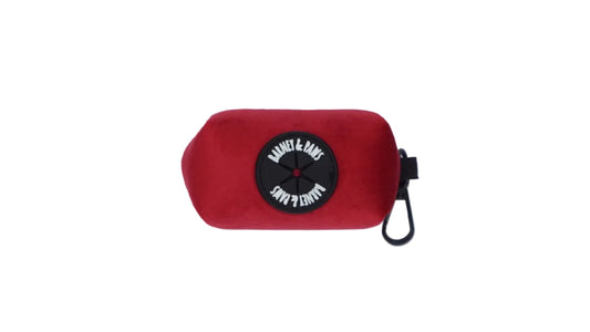 Red Strawberry Plush Poop Bag Holder