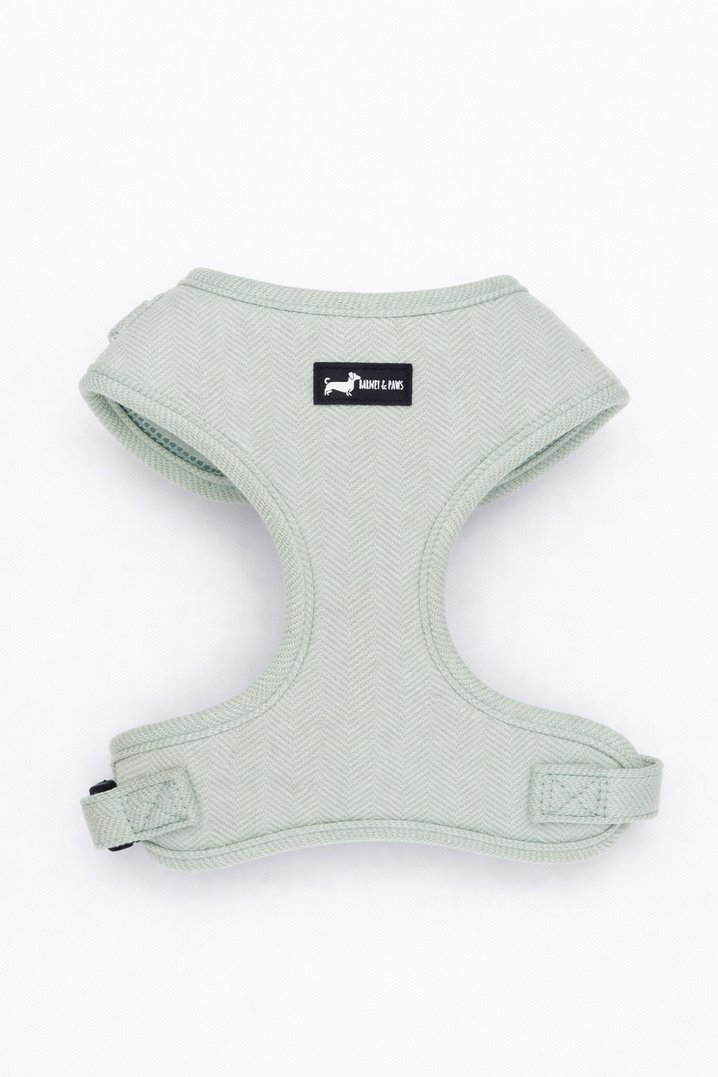 "Herringbone Sage" Adjustable Neck Harness