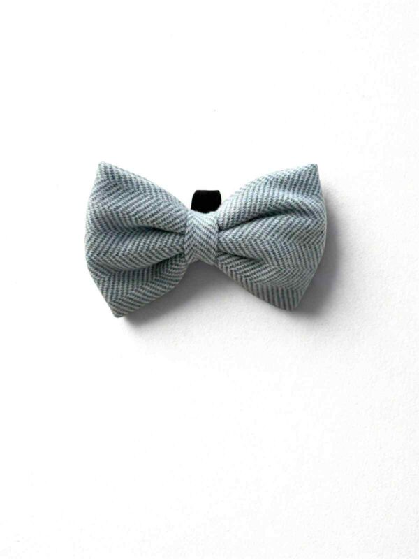 Herringbone Frost Bow Tie