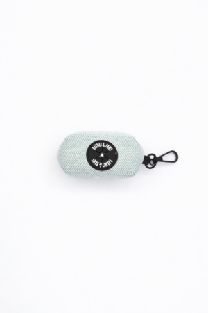 Herringbone Frost Poop Bag Holder