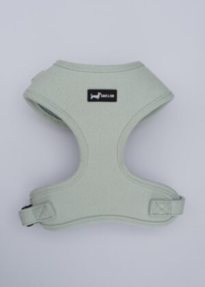 "Herringbone Sage" Adjustable Neck Harness