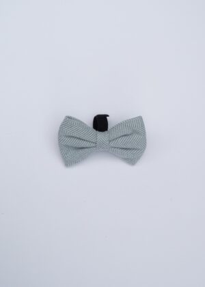 "Herringbone Frost" Bow Tie