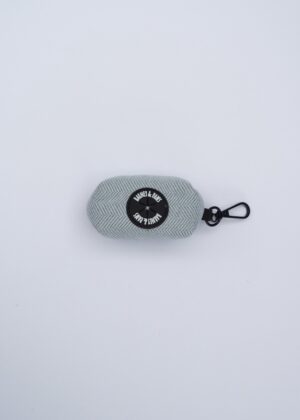 "Herringbone Frost" Poop Bag Holder
