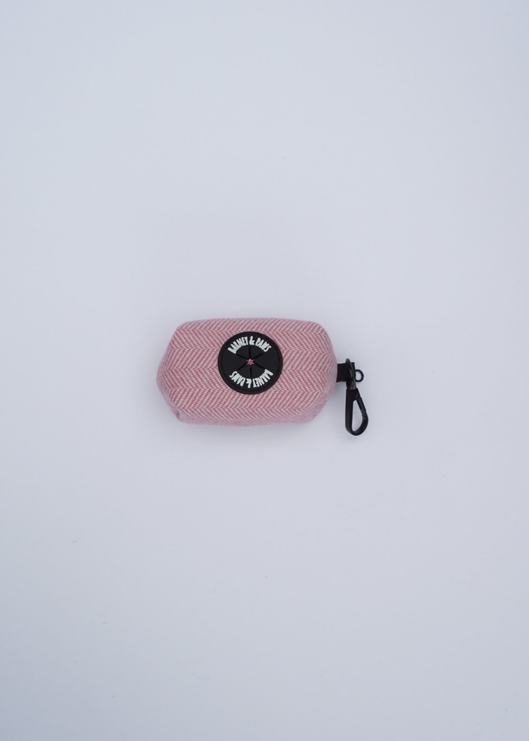 "Herringbone Rose" Poop Bag Holder