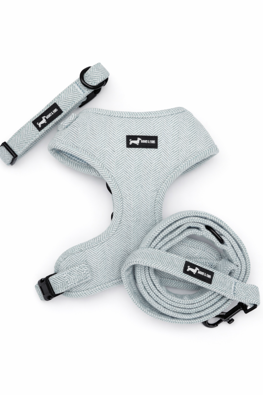 "Herringbone Frost" 3-Piece Set