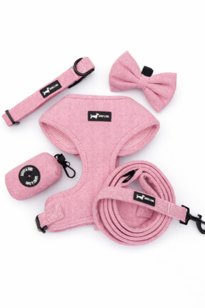 "Herringbone Rose" 5-Piece Set