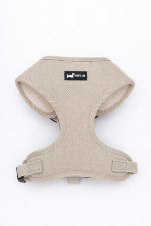 "Herringbone Oat" Adjustable Neck Harness