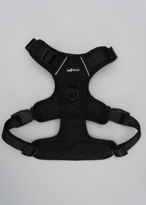 "Bark in Black" 3-Click Neck Harness