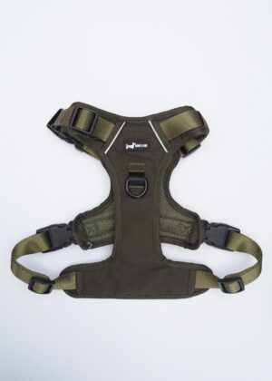 "Woodland Moss" 3-Click Neck Harness