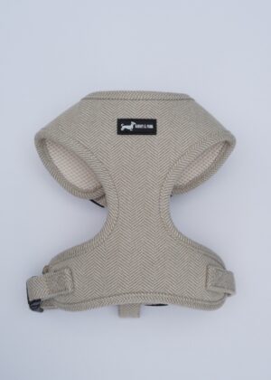 "Herringbone Oat" Adjustable Neck Harness