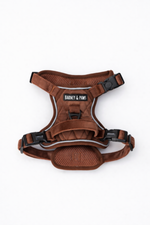 Quilted Chestnut 3-Click Neck Harness
