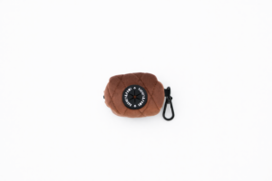 "Quilted Chestnut" Poop Bag Holder