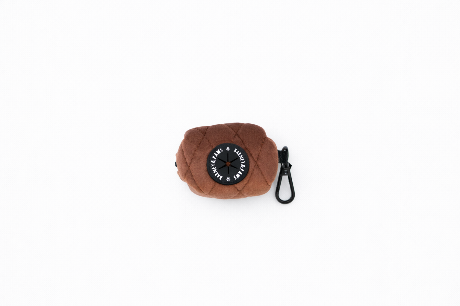 "Quilted Chestnut" Poop Bag Holder